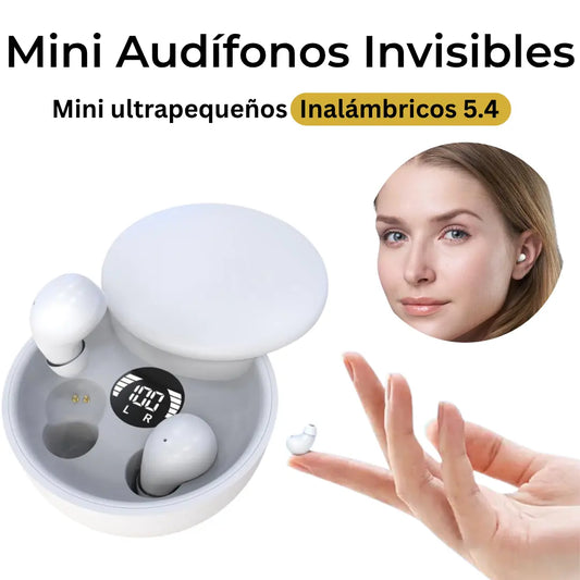 Mini Audífonos Bluetooth 5.4 Invisibles y Potentes